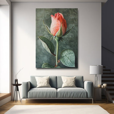 Rose Painting in Acrylic